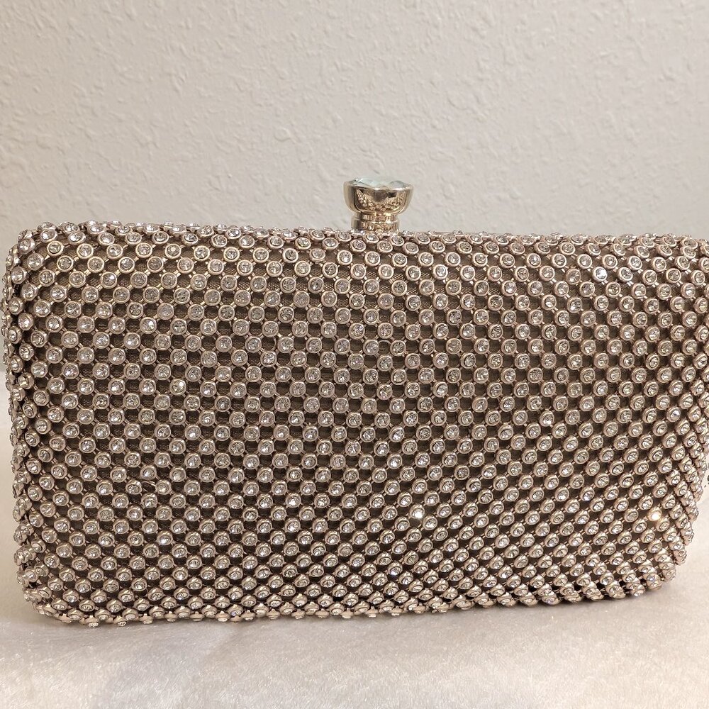NWT Rose gold clutch/handbag